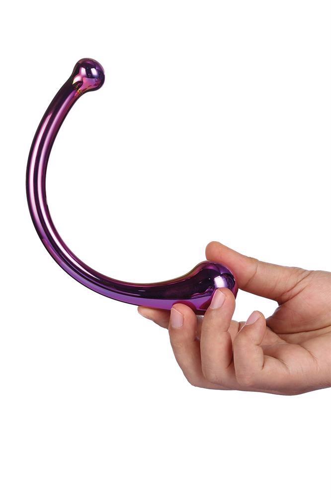 Dildo din sticlă curbată Glamour Dream Toys 17 cm