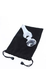 Set de dopuri anale din aluminiu argintiu Gleaming Love cu bijuterie
