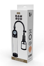 Pompă de penis Ramrod Deluxe Dream Toys cu manometru 20 cm