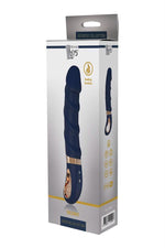 Vibrator Goddess Collection Belenos pentru punctul G, albastru, USB, 23 cm