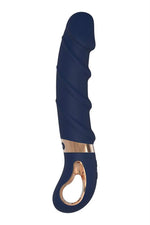 Vibrator Goddess Collection Belenos pentru punctul G, albastru, USB, 23 cm