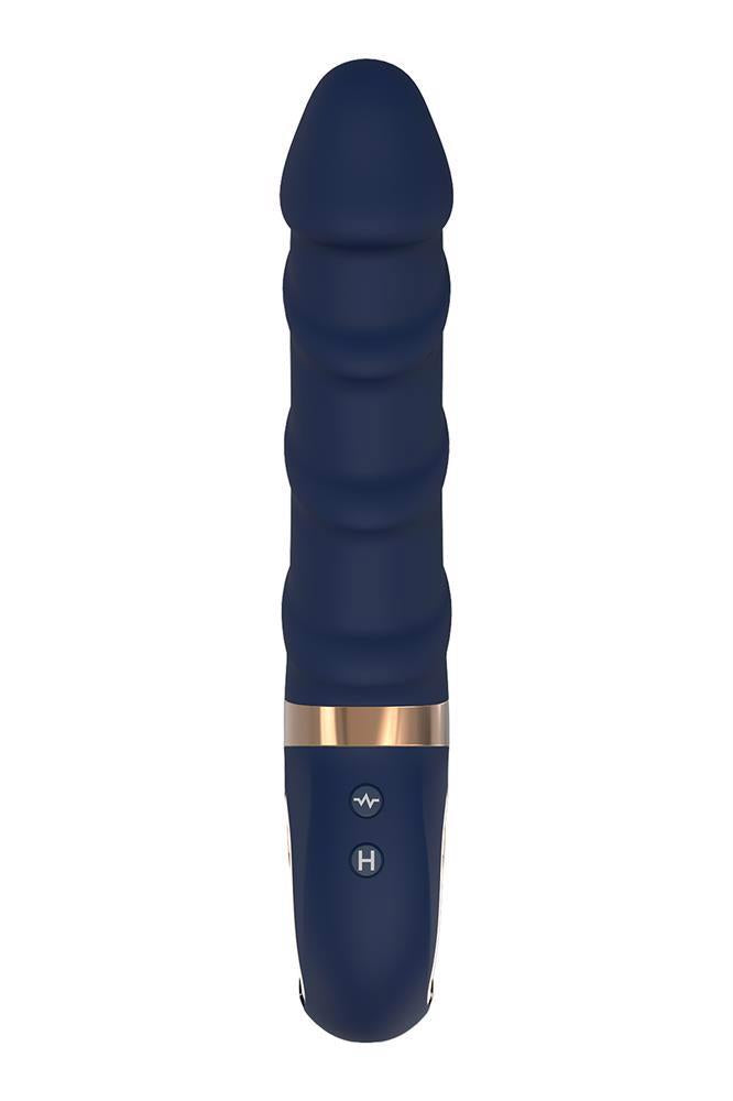 Vibrator Goddess Collection Belenos pentru punctul G, albastru, USB, 23 cm