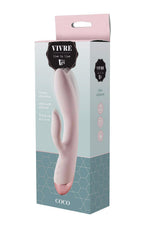 Vibrator Vivre Coco G-spot Duo Silicon Roz USB 23cm