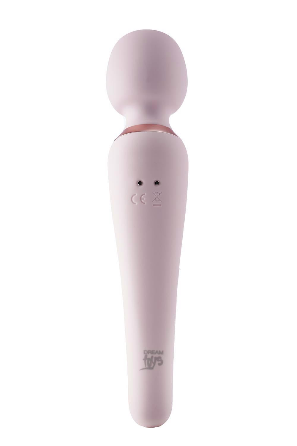 Vivre Nana, baghetă de masaj USB roz din silicon, 18 cm