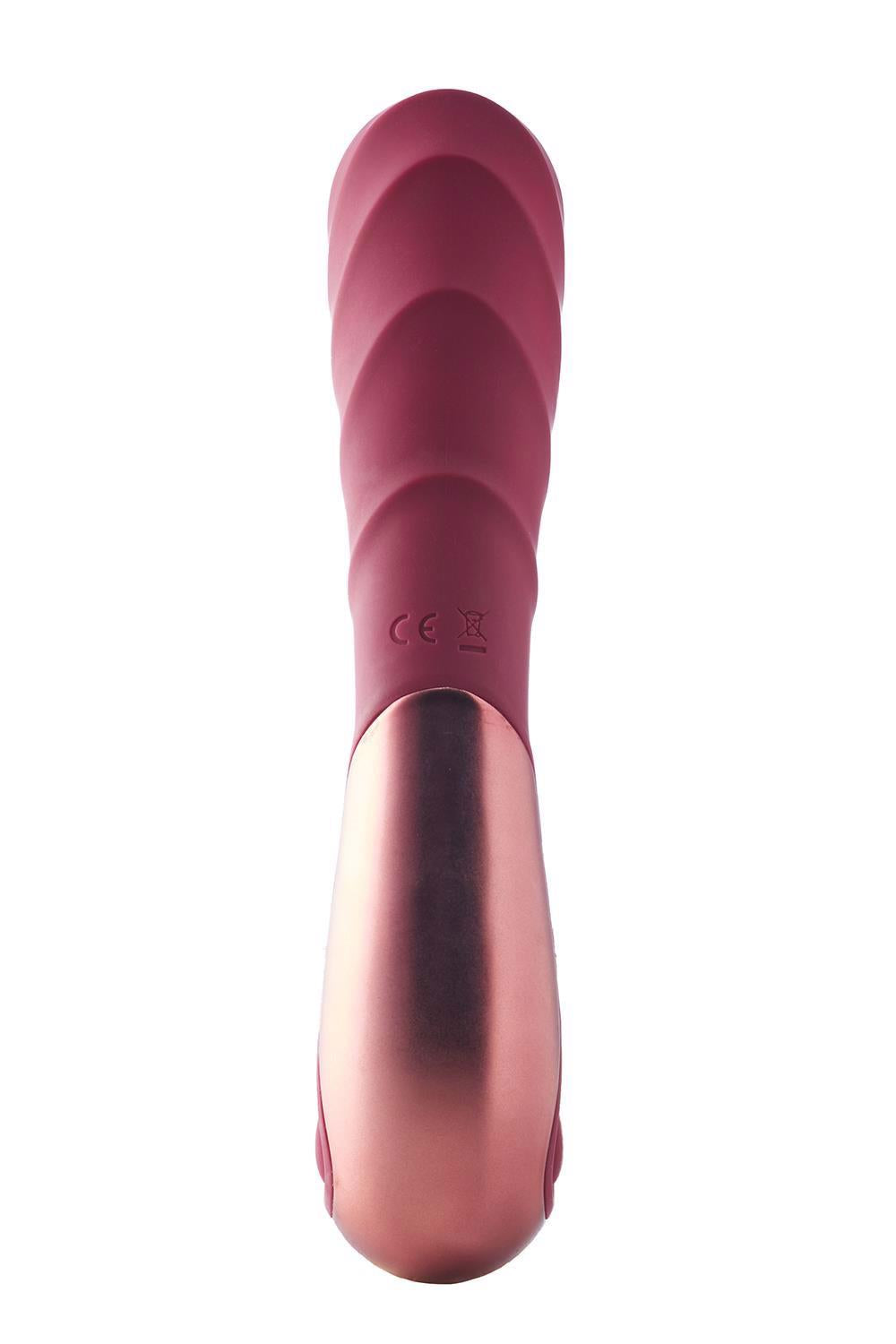 Vibrator USB Iepuraș Dinky Duo Jimmy K din silicon 19 cm
