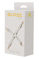Hogtie Blaze Elite Alb din piele artificială