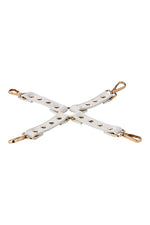 Hogtie Blaze Elite Alb din piele artificială