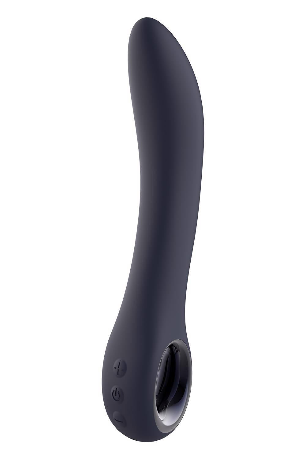 Vibrator Glam Dream Toys din silicon pentru punctul G, 22 cm, USB
