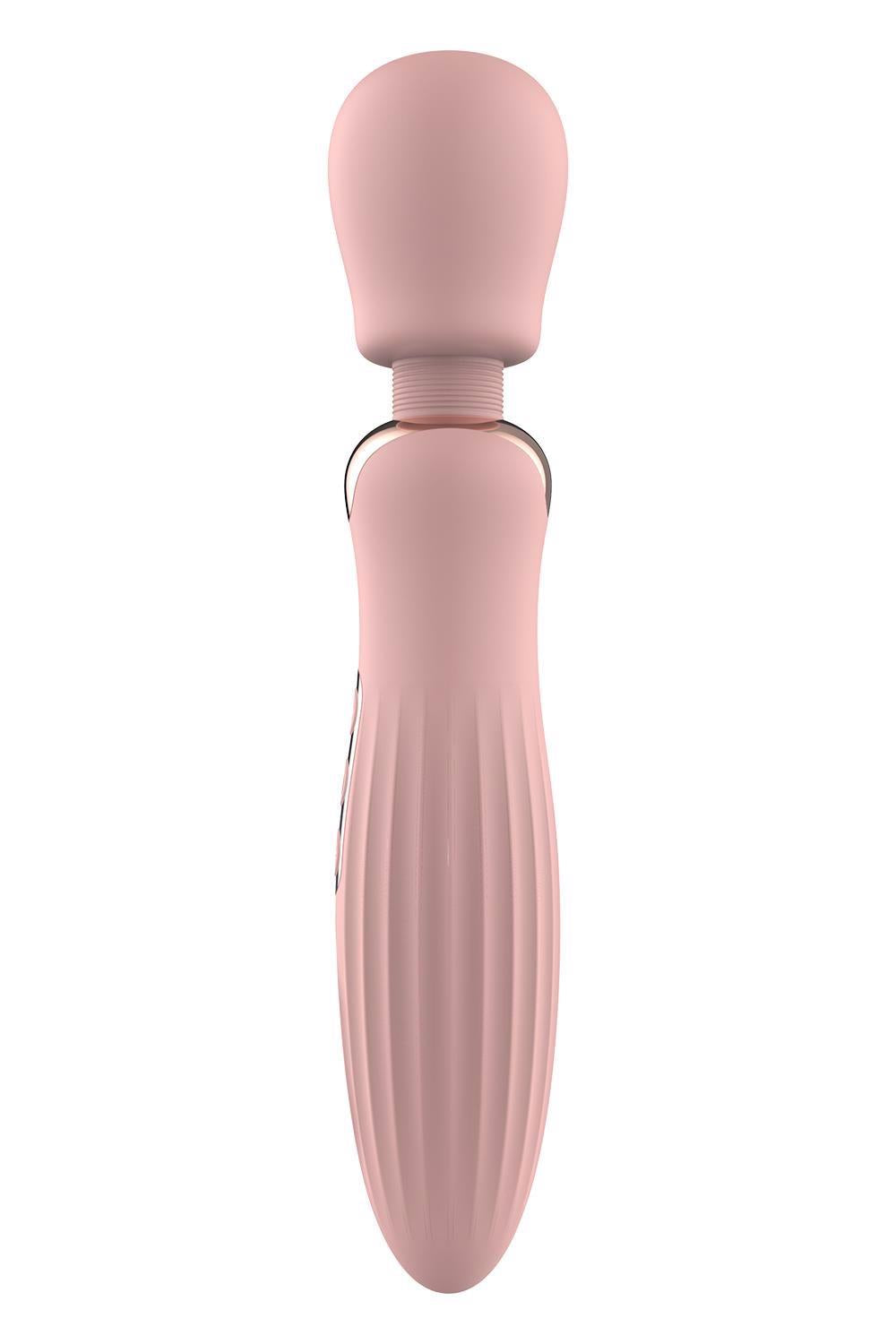 Vibrator USB mare din silicon Glam, 24 cm