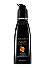 Lubrifiant Wicked Aqua cu aromă de piersică dulce 60 ml