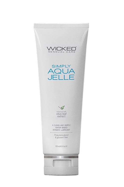Lubrifiant pe bază de apă Wicked Simply Aqua Jelle 120 ml