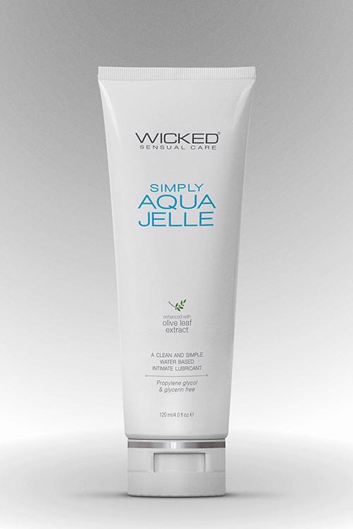 Lubrifiant pe bază de apă Wicked Simply Aqua Jelle 120 ml