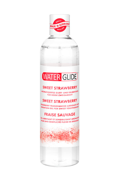 Lubrifiant pe bază de apă Waterglide, aromă de căpșuni, 300 ml