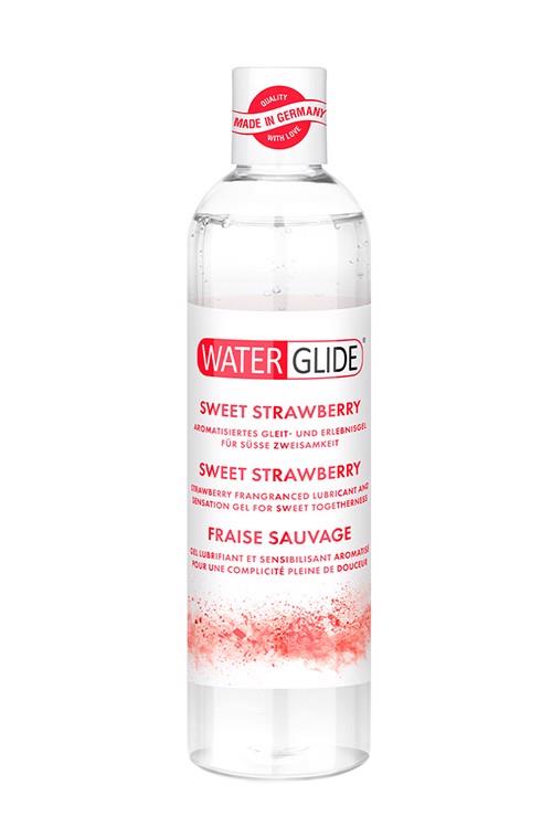 Lubrifiant pe bază de apă Waterglide, aromă de căpșuni, 300 ml