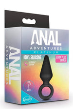 Plug Anal Adventures cu buclă - Mic