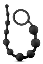 Mărgele anale din silicon roz pal 32 cm