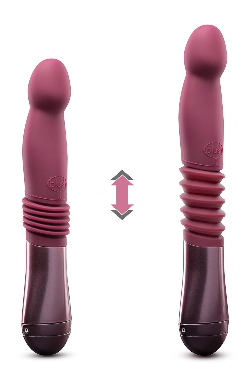 Dildo Temptasia Trixie Wine Silicone Thrust 25 cm