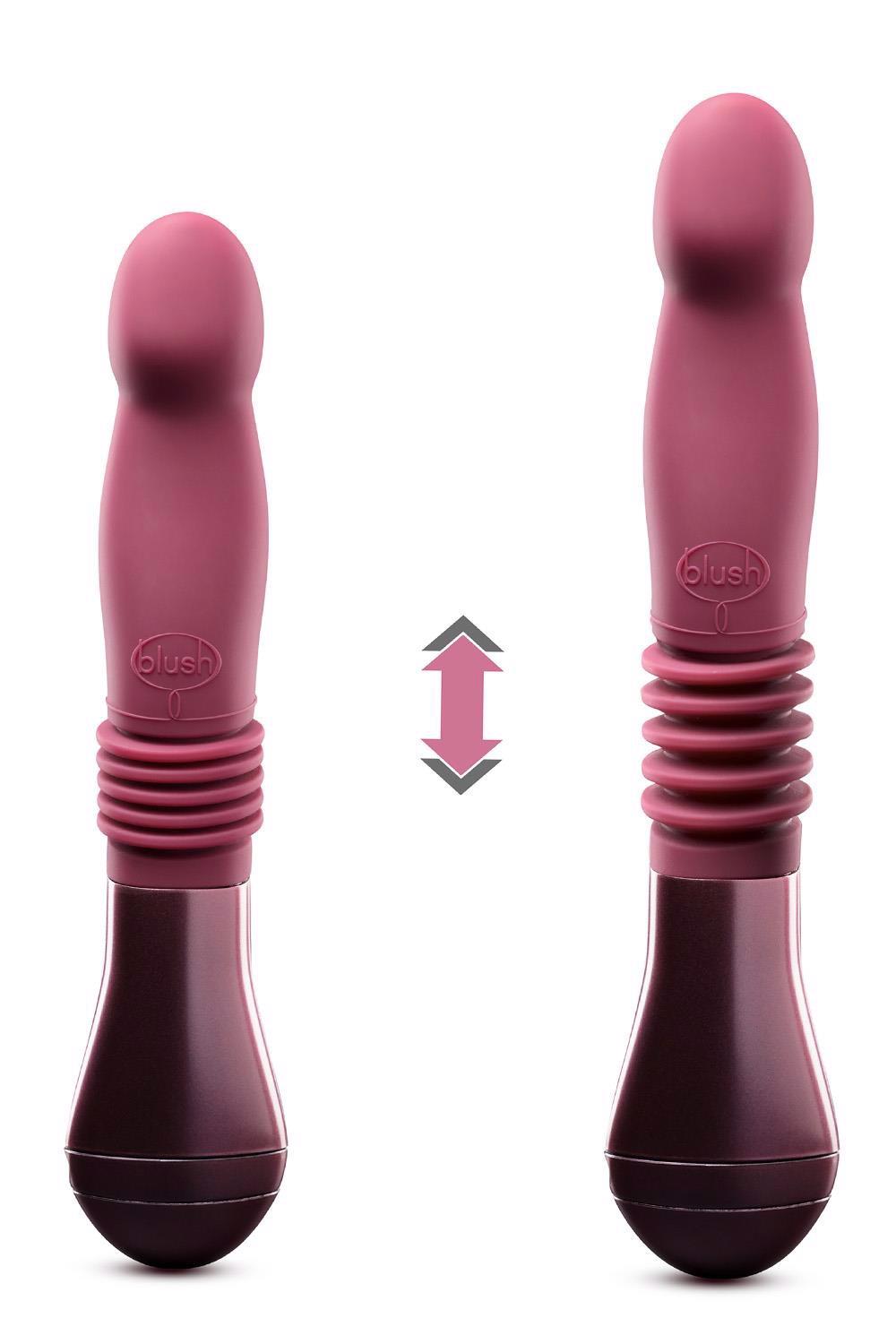 Dildo Temptasia Trixie Wine Silicone Thrust 25 cm