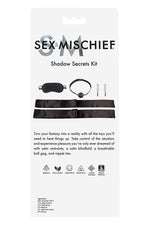 Set de bandă de cap și căciulă Sportsheets Shadow Secrets