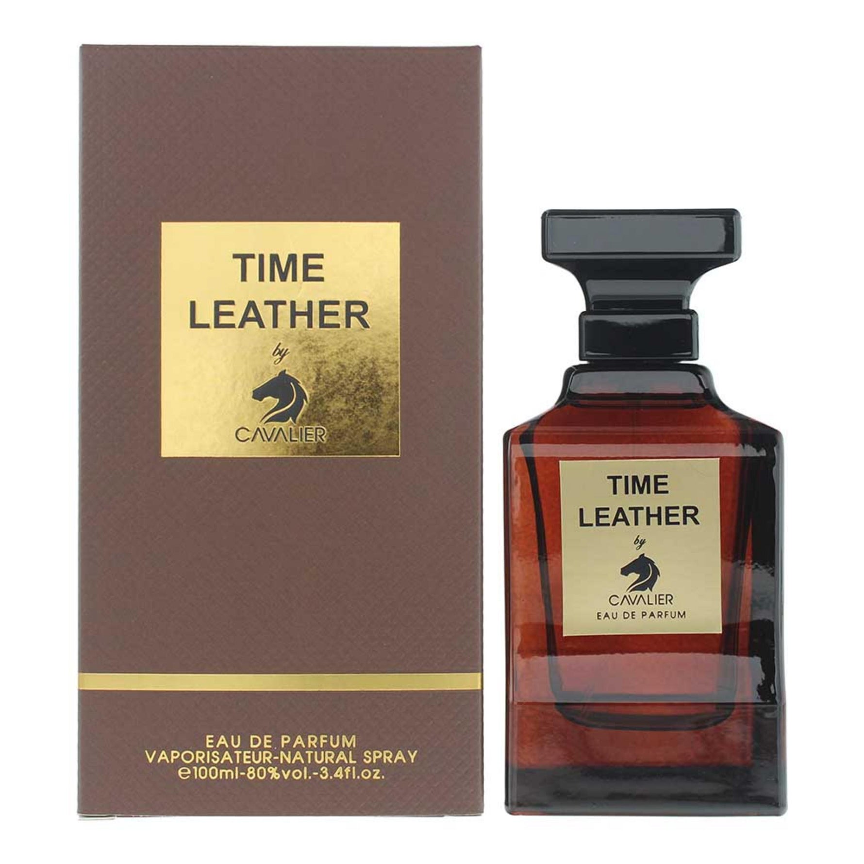 Cavalier, Amber & Leather, Apă de parfum, Unisex, 100 ml