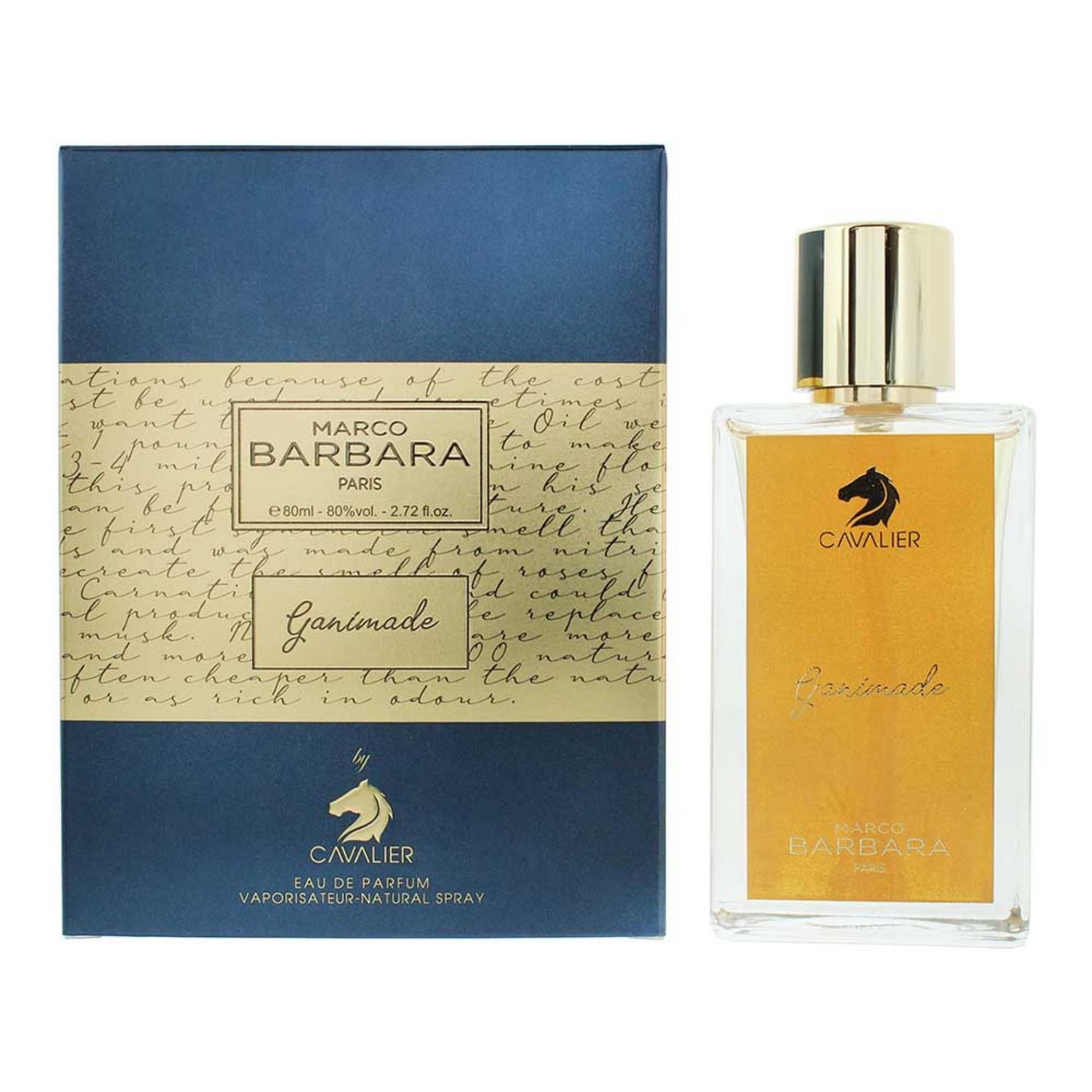 Cavalier, Marco Barbara Ganimade, Apă de parfum, Pentru bărbați, 80 ml