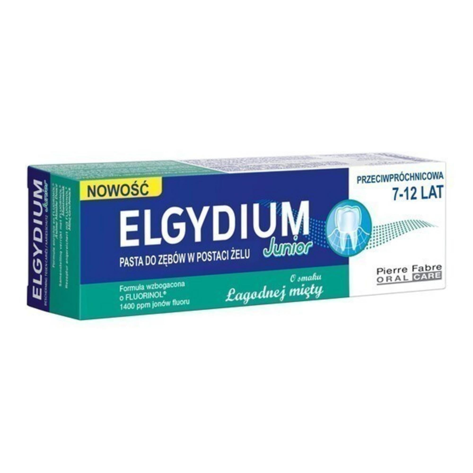Elgydium, Junior, Fluorinol, Cavity protection, Pastă de dinți, 50 ml