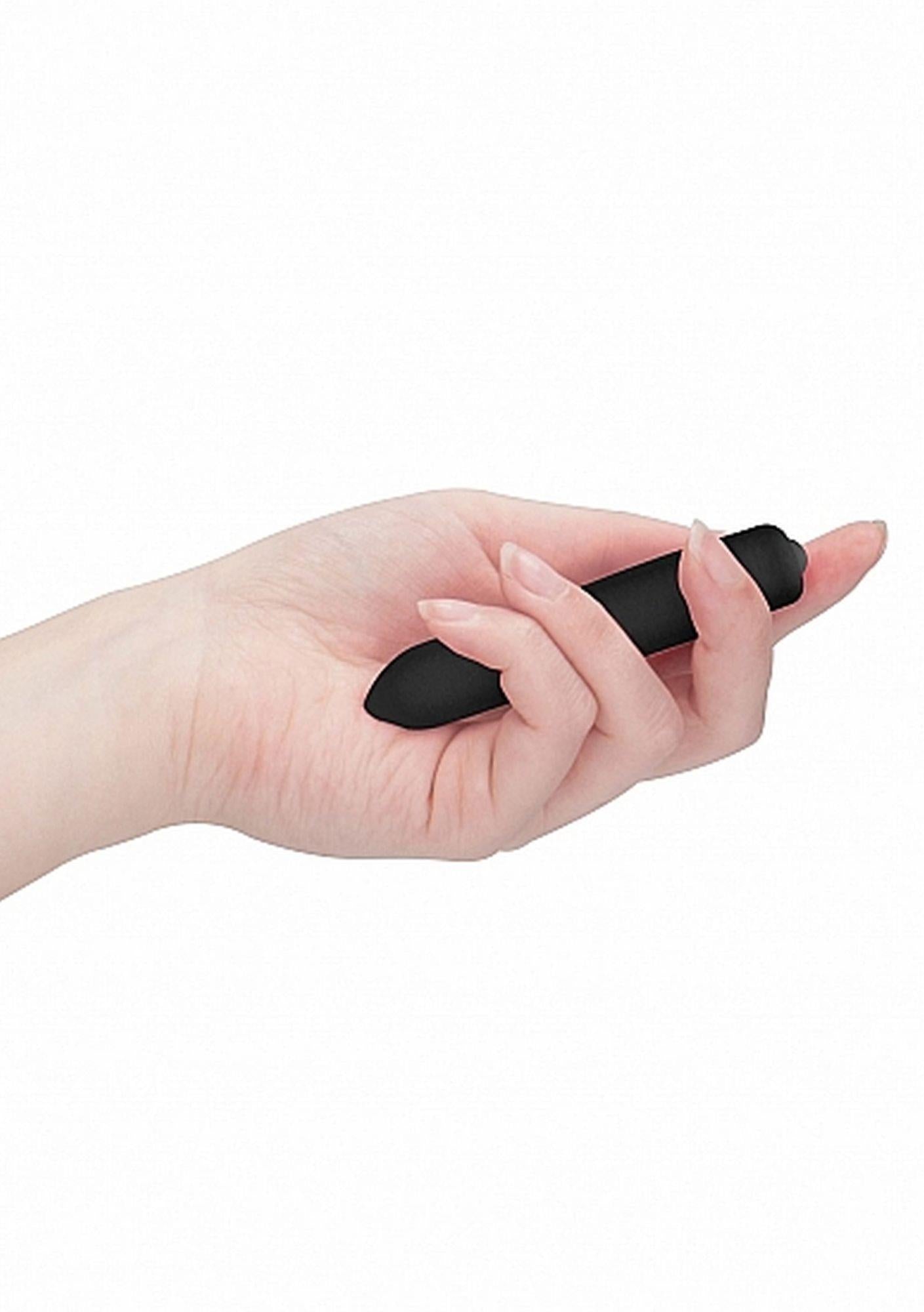 Vibrator Bullet cu o singură viteză Be Good Tonight, negru, 9 cm
