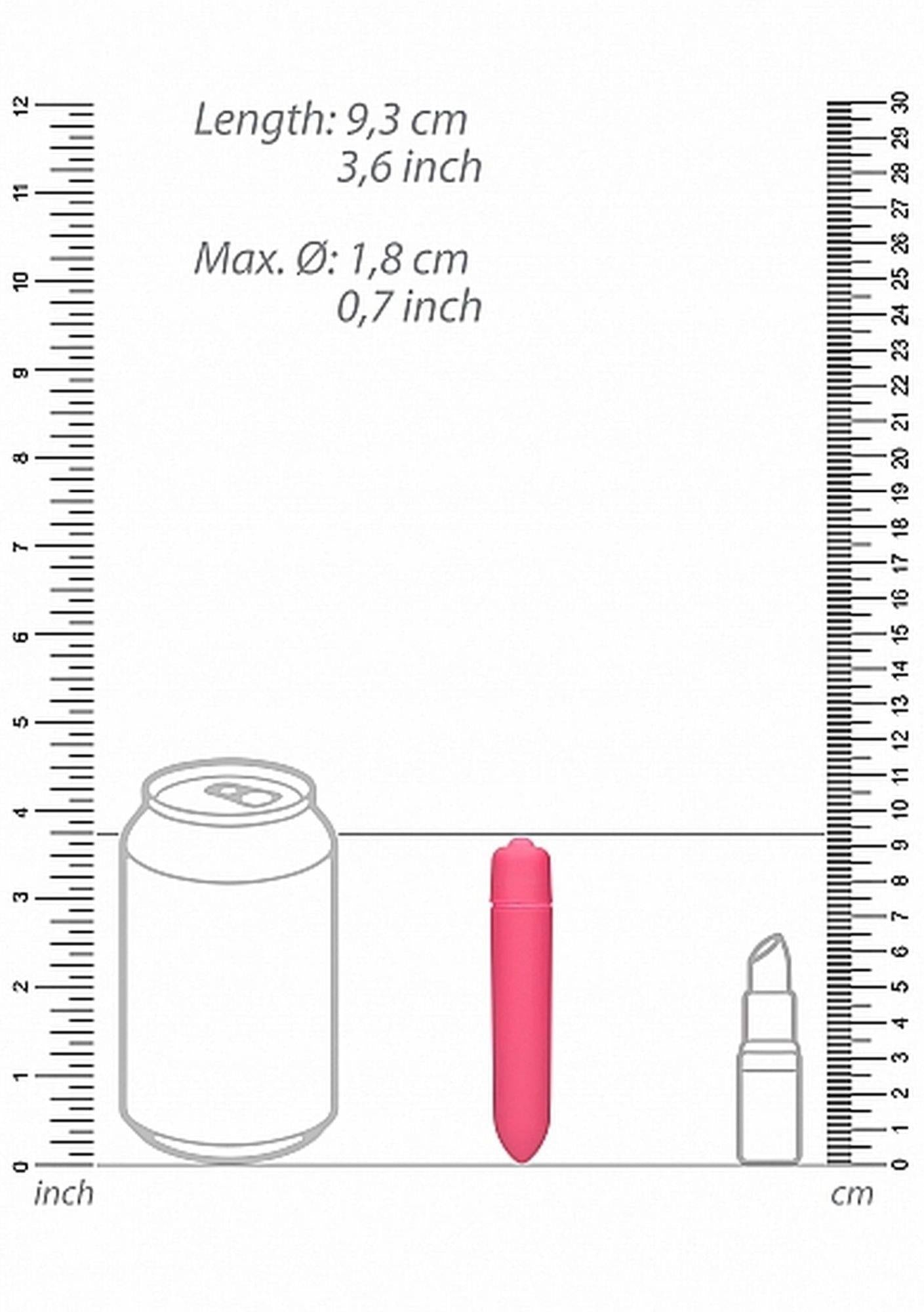 Vibrator Bullet cu o singură viteză Be Good Tonight, roz, 9 cm