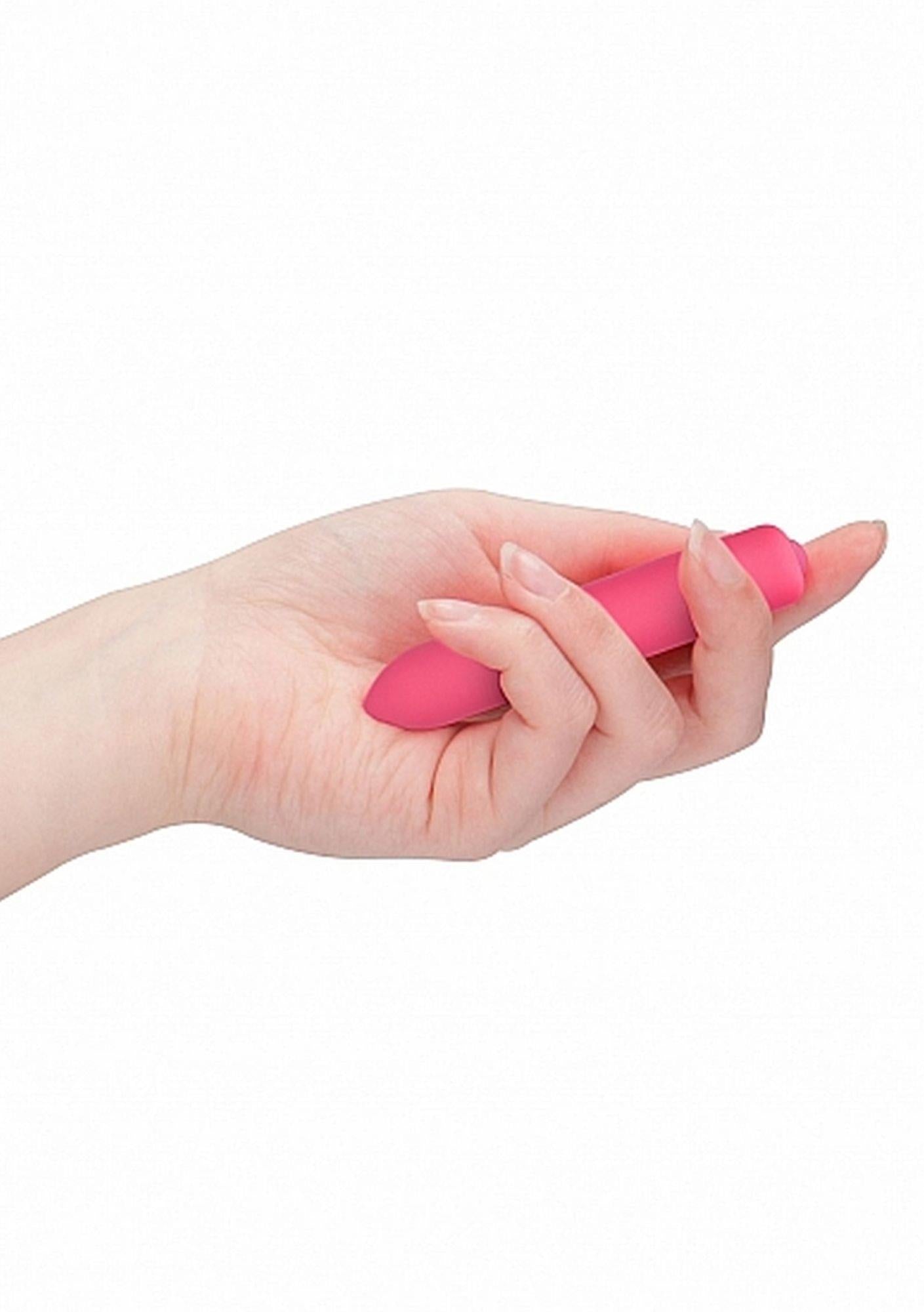 Vibrator Bullet cu o singură viteză Be Good Tonight, roz, 9 cm