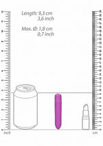 Vibrator Bullet cu o singură viteză Be Good Tonight, violet, 9 cm