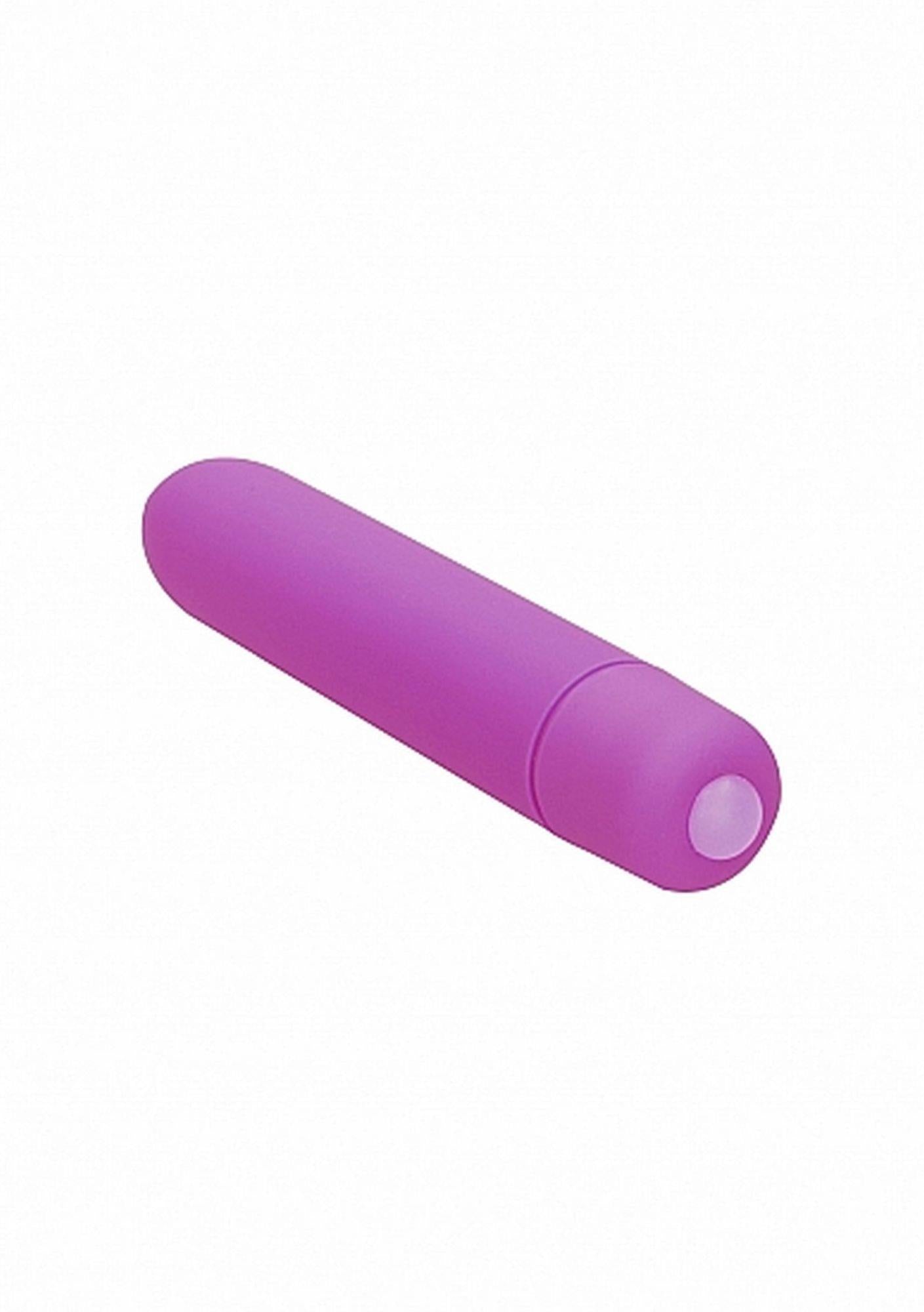 Vibrator Bullet cu o singură viteză Be Good Tonight, violet, 9 cm