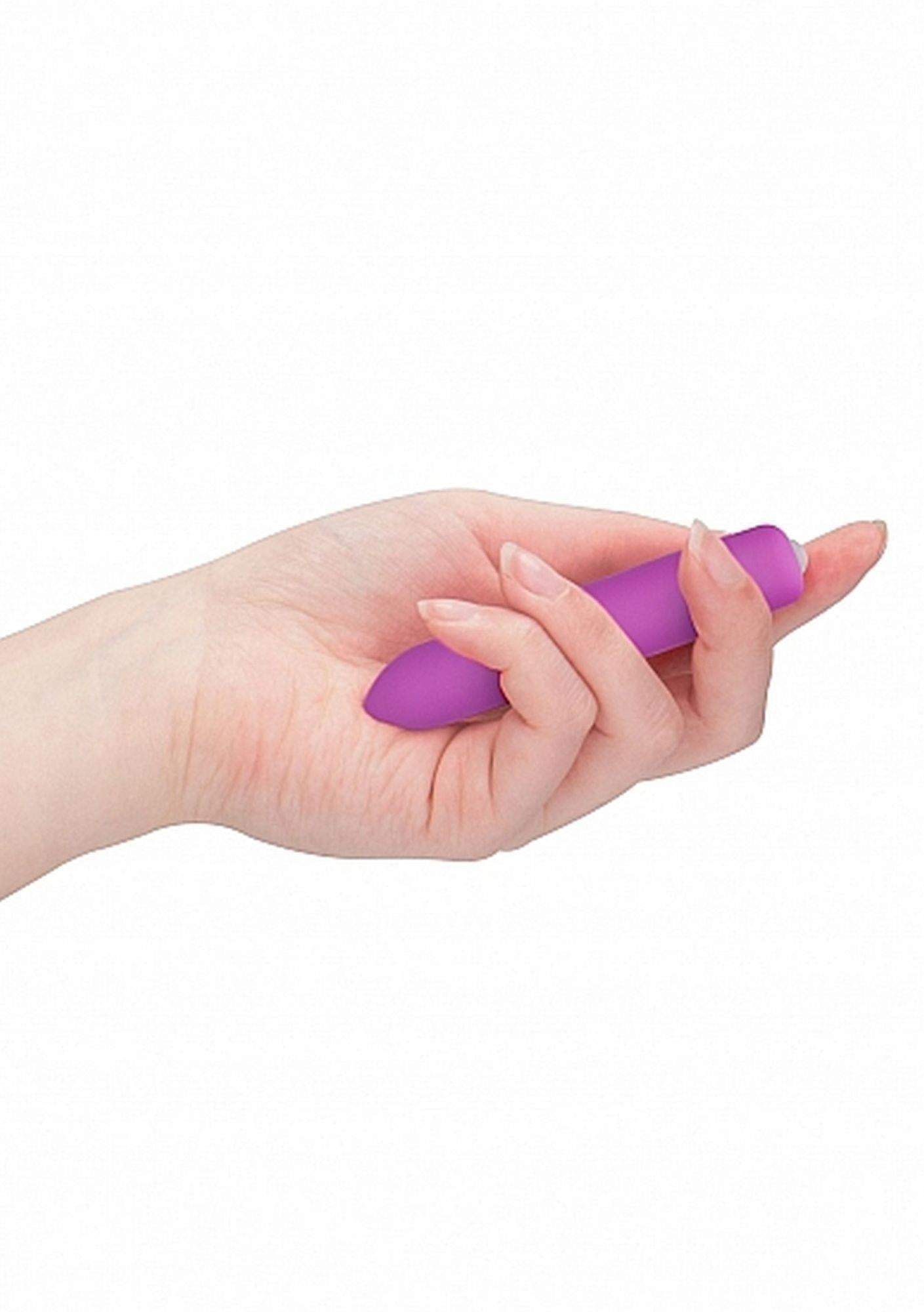 Vibrator Bullet cu o singură viteză Be Good Tonight, violet, 9 cm