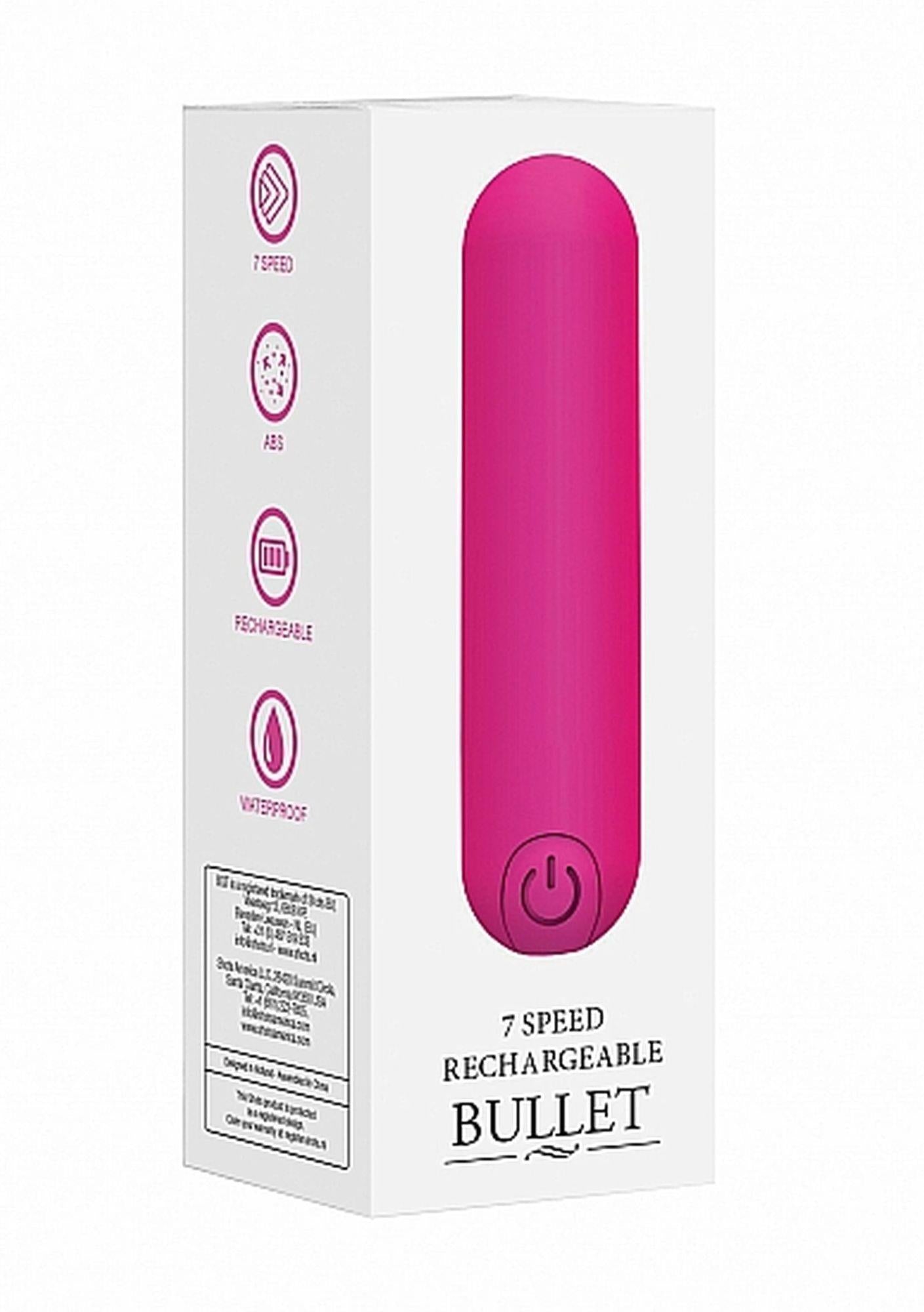Vibrator Mini Bullet Be Good Tonight Pink, USB, 10 Moduri