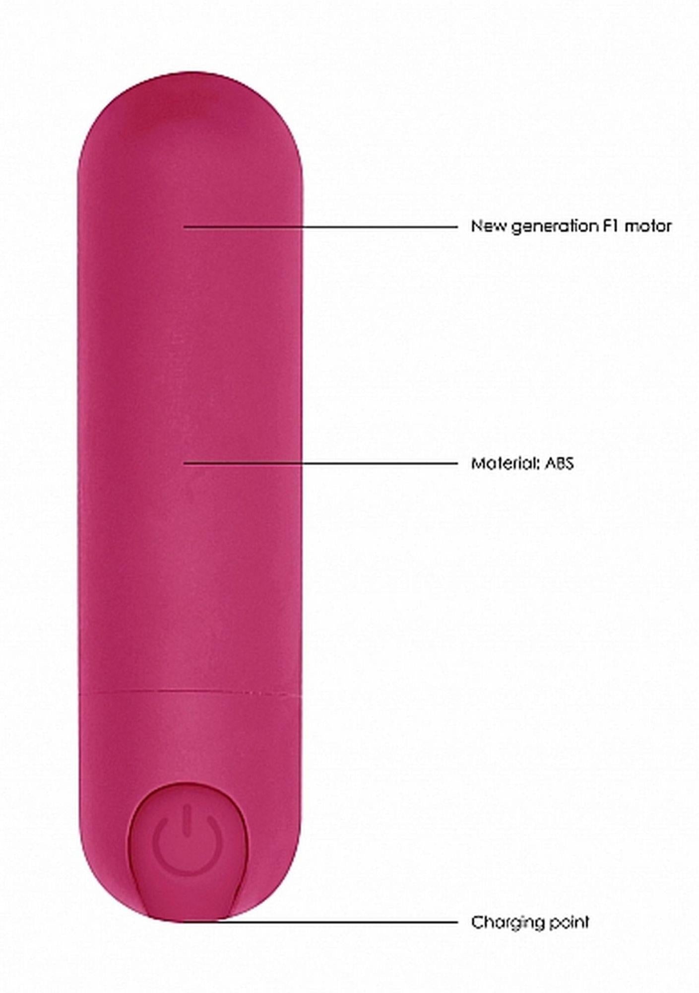 Vibrator Mini Bullet Be Good Tonight Pink, USB, 10 Moduri