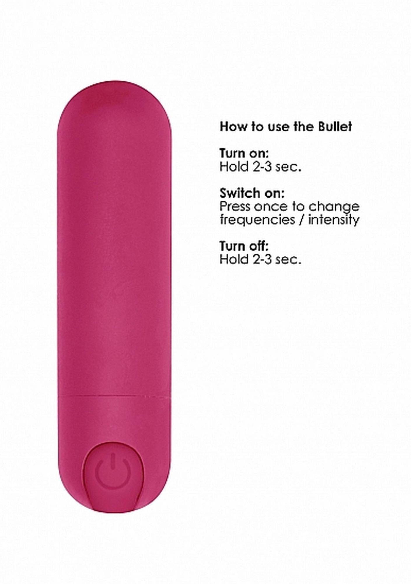 Vibrator Mini Bullet Be Good Tonight Pink, USB, 10 Moduri