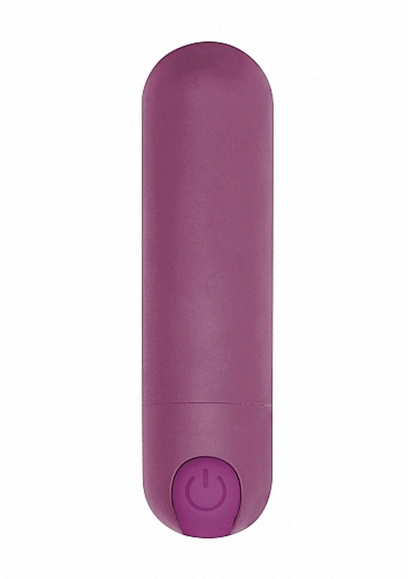 Vibrator Mini Bullet Be Good Tonight, 10 Viteze, Mov, USB, 8 cm