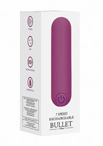 Vibrator Mini Bullet Be Good Tonight, 10 Viteze, Mov, USB, 8 cm
