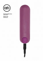 Vibrator Mini Bullet Be Good Tonight, 10 Viteze, Mov, USB, 8 cm