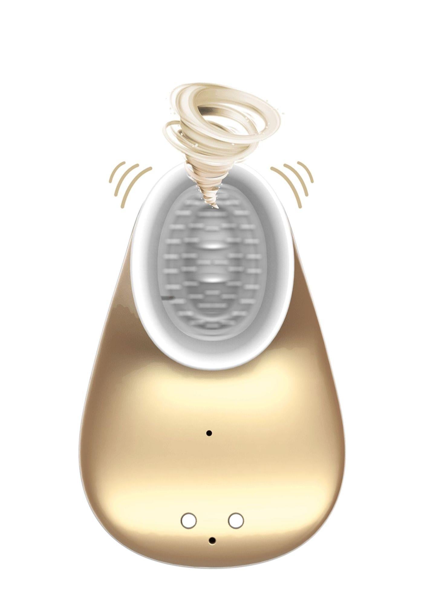 Stimulator clitoridian vibrant cu USB Innovation Gold