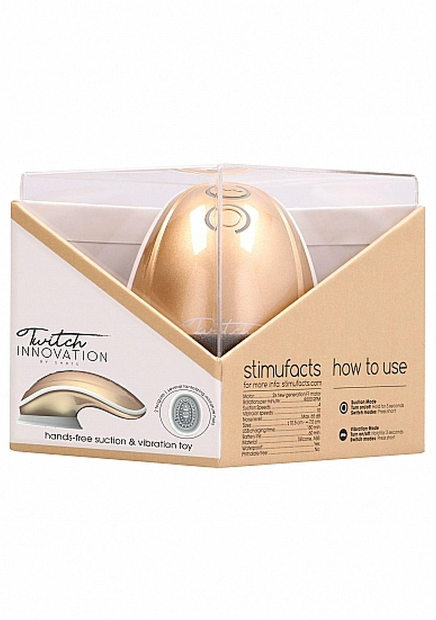 Stimulator clitoridian vibrant cu USB Innovation Gold