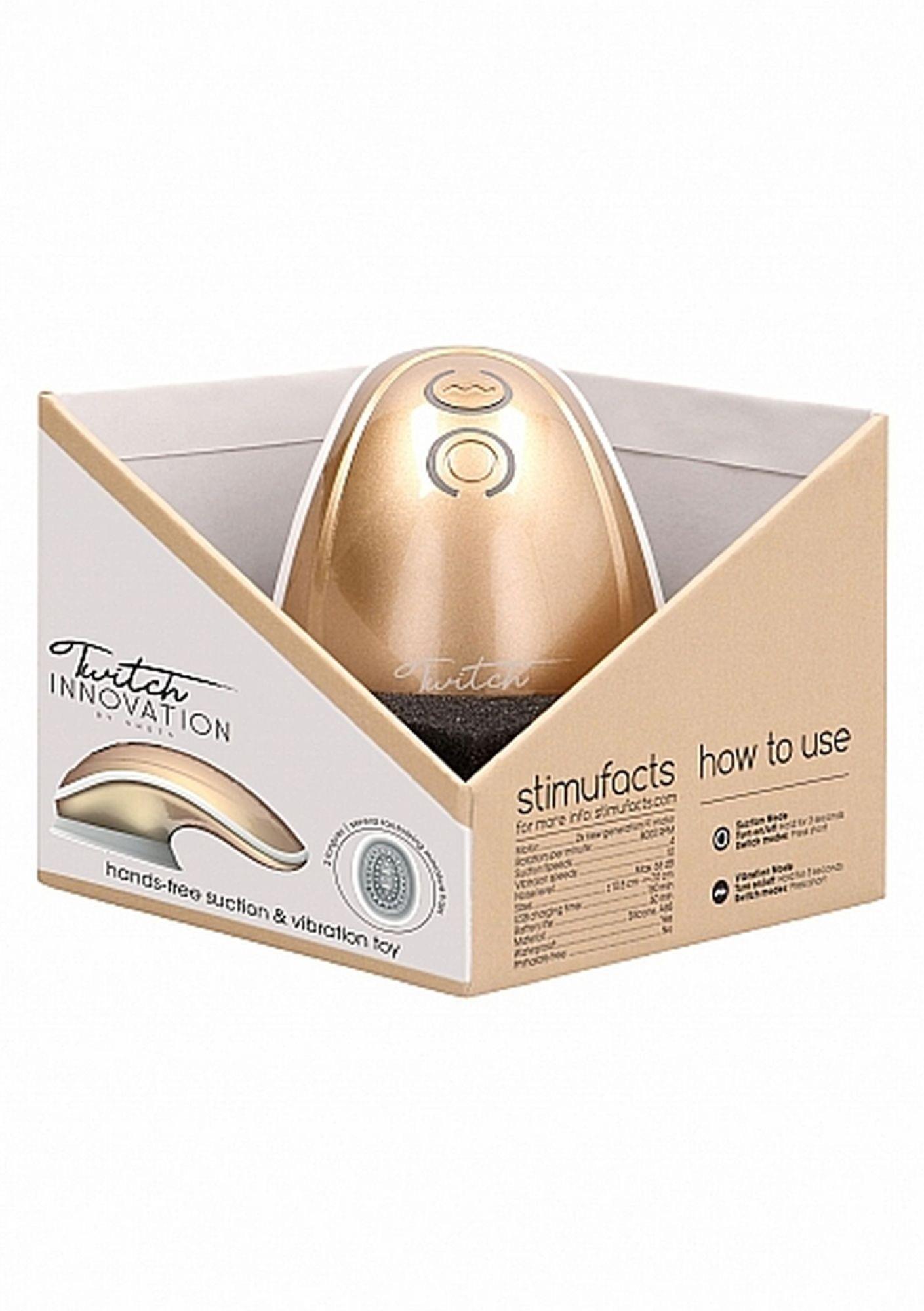 Stimulator clitoridian vibrant cu USB Innovation Gold