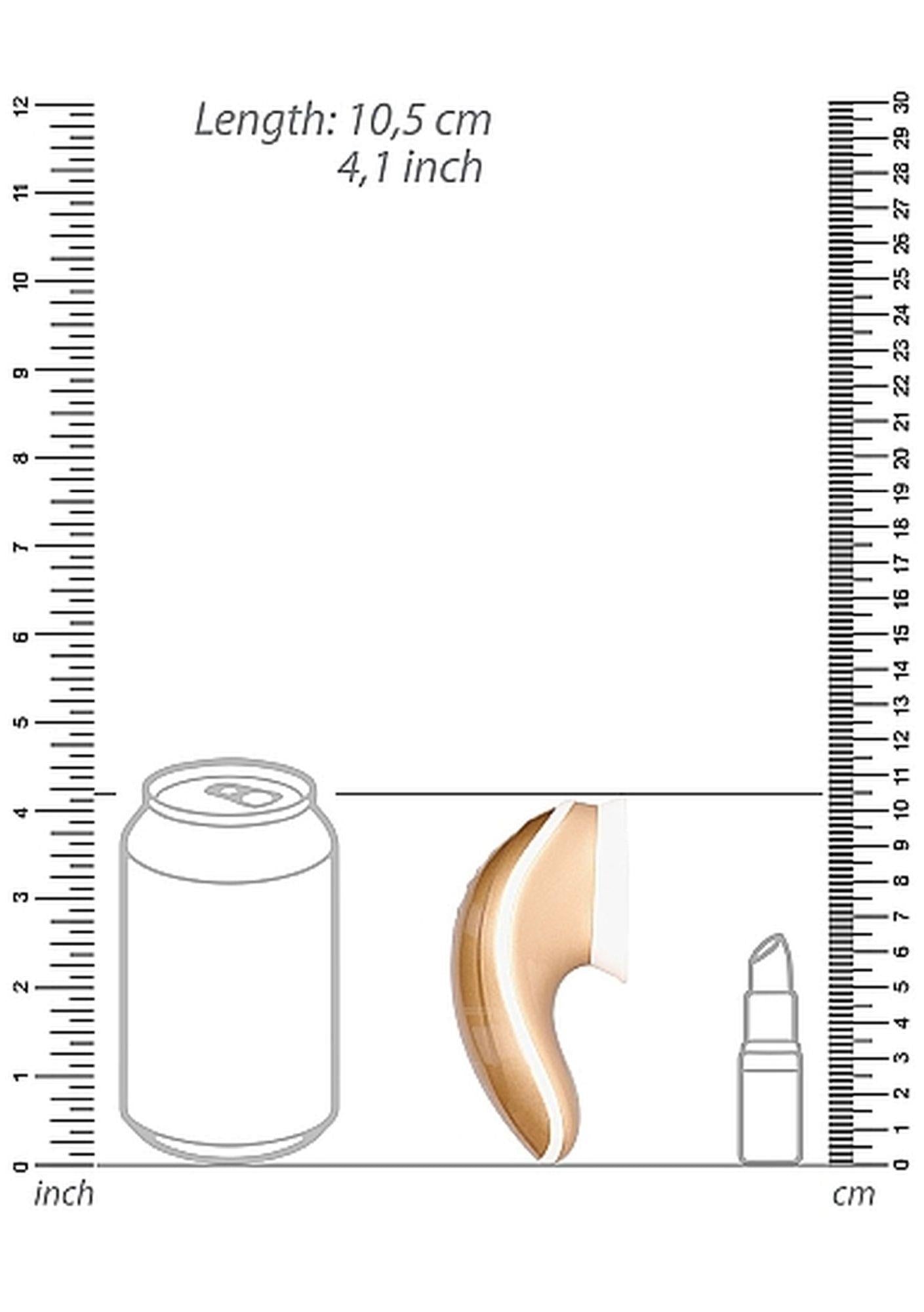 Stimulator clitoridian vibrant cu USB Innovation Gold