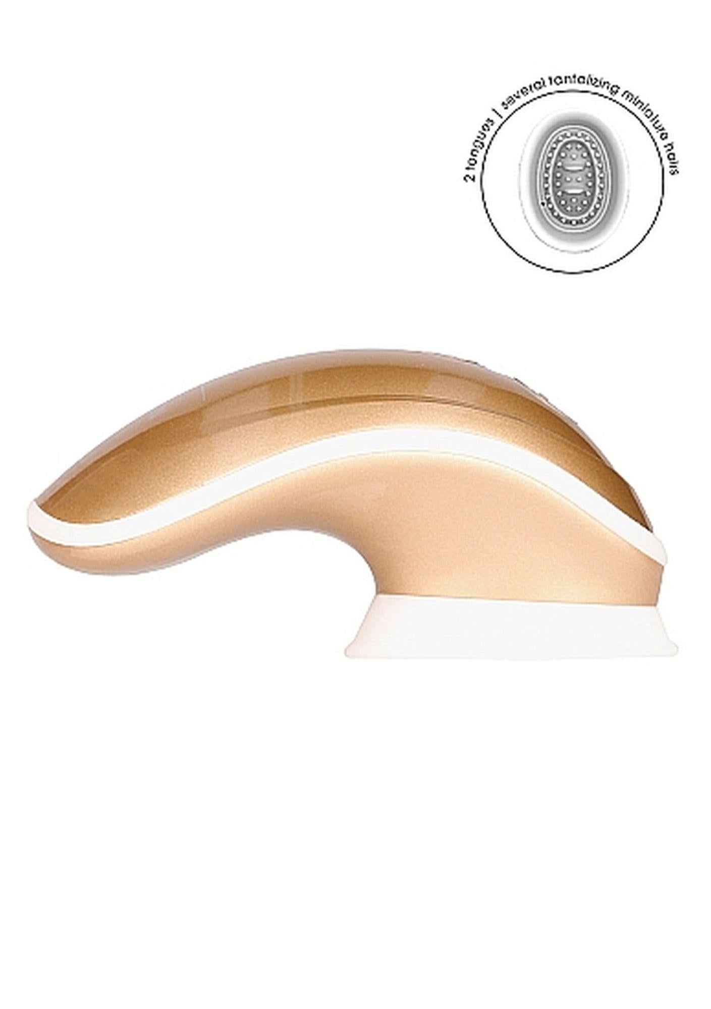 Stimulator clitoridian vibrant cu USB Innovation Gold