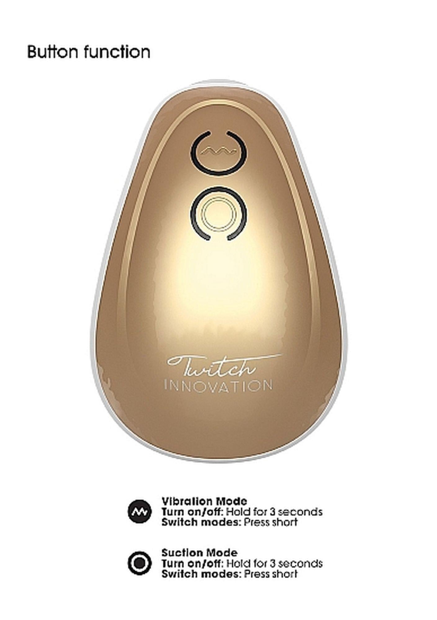 Stimulator clitoridian vibrant cu USB Innovation Gold
