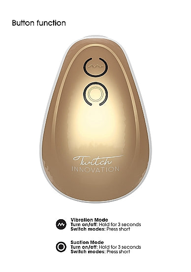 Stimulator clitoridian vibrant cu USB Innovation Gold