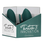Vibrator cu aspirație USB Innovation Twitch 3 din silicon verde