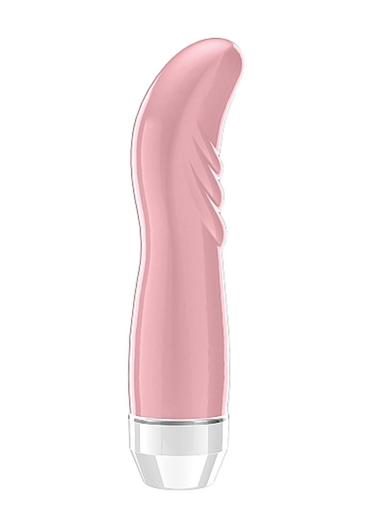 Vibrator Liora Loveline roz pentru punctul G cu baterii AAA