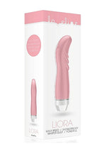 Vibrator Liora Loveline roz pentru punctul G cu baterii AAA