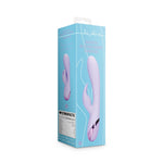Vibrator Loveline din silicon cu model iepuraș, violet
