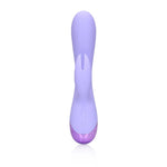 Vibrator Loveline din silicon cu model iepuraș, violet